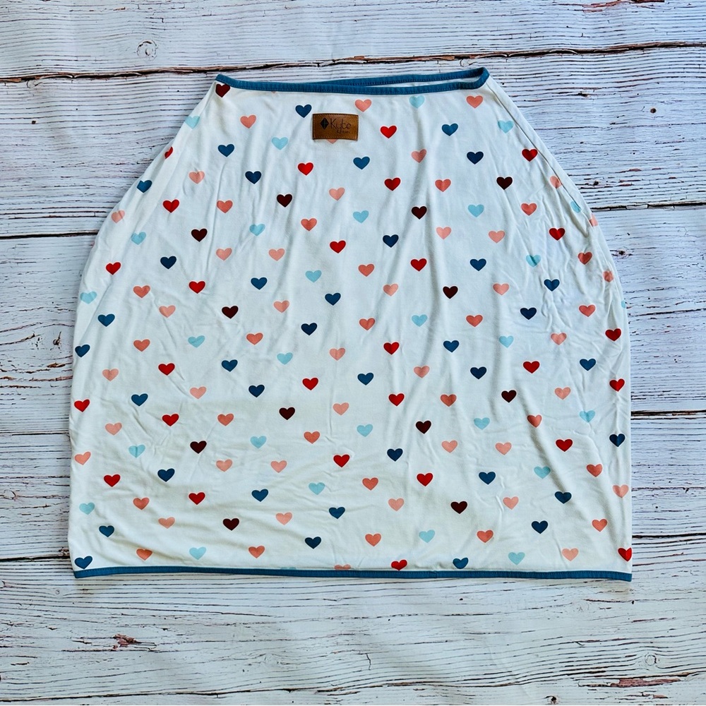 Kyte BABY car seat cover multi hearts